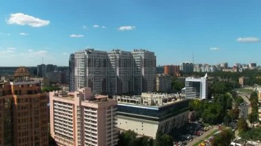 Panoramik hareketi Odessa mimari şehir peyzaj kentsel