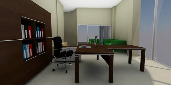 Office interior, Executive office