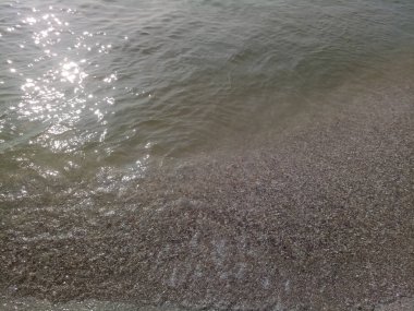 dalgalar ile güzel Azak Denizi