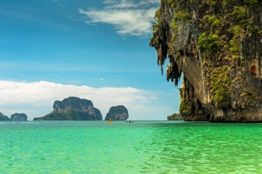 Tayland, Krabi 'deki Railay plajı.