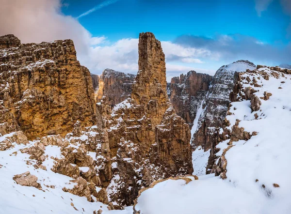 Dağlara Bak Sella Ronda Dolomite Talya — Stok fotoğraf