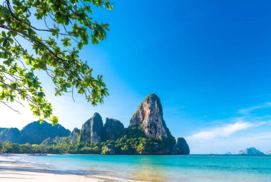 Tayland, Krabi 'deki Railay plajı.