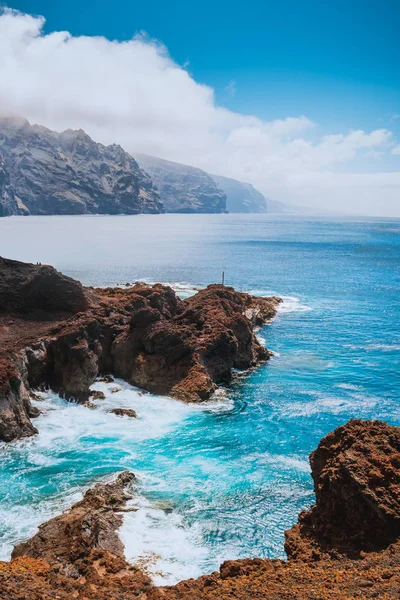 Wspaniały, naturalny basen na wyspie Teneryfa — Zdjęcie stockowe