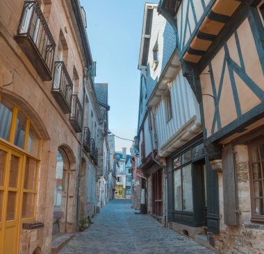 Eski Breton Brittany kasabası Vitre, ille-et-vilaine, Fransa