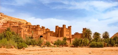 Kasbah Ait Ben Haddou near Ouarzazate Morocco. UNESCO World Heritage Site clipart