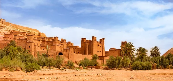 Kasbah AIT Ben Haddou Fas Ouarzazate yakınındaki. UNESCO Dünya Miras Listesi