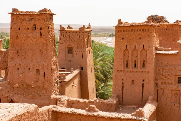 Kasbah Ait Ben Haddou in de buurt van Ouarzazate, Marokko. UNESCO werelderfgoed — Stockfoto