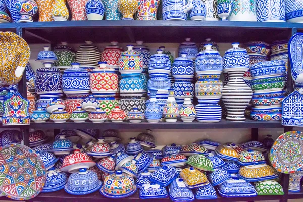 Ceramica tradizionale Marocco bazar — Foto Stock