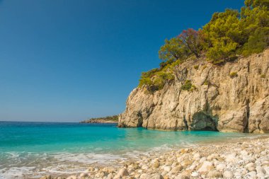 Fethiye Kabak Türkiye yakınlarındaki Akdeniz kıyısı