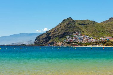 Santa Cruz de Tenerife yakınındaki San Andres güzel görünümü kuzey Tenerife, Kanarya Adaları, İspanya