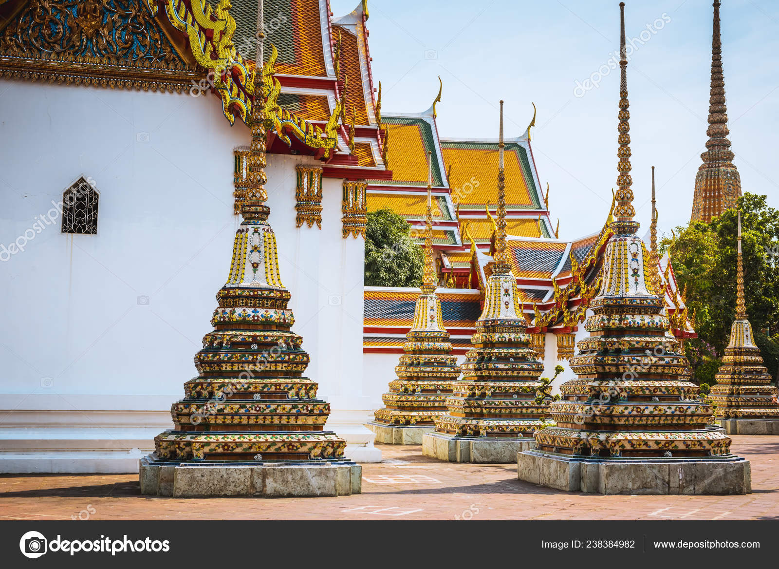 Wat Pho A Bangkok Monument De La Thailande Image Libre De Droit Par Kotangens C Wat Pho A Bangkok Monument De La Thailande Image Libre De Droit Par Kotangens C