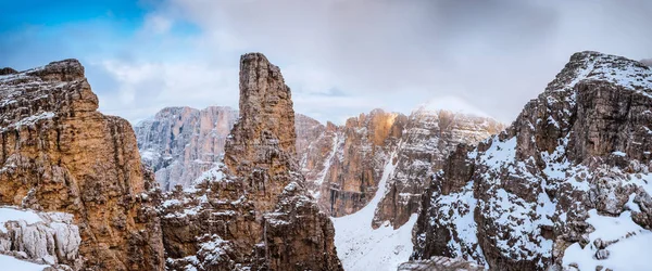 Panorama Sella Ronda Dolomiterna Italien — Stockfoto