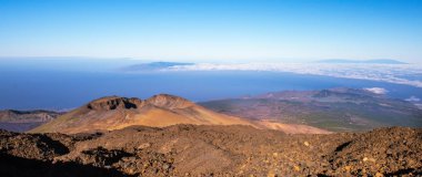 Pico Viejo Yanardağı Teide Milli Parkı, Tenerife görünümü