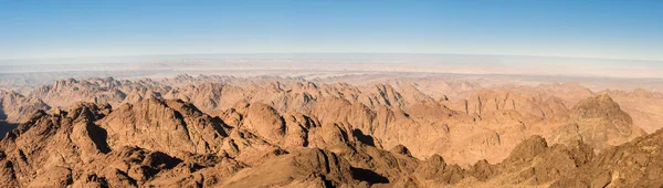 パノラマ砂シナイ、エジプト、アフリカの砂漠 — ストック写真