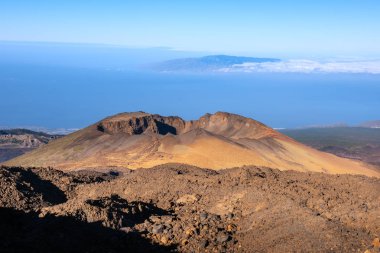 Pico Viejo Yanardağı Teide Milli Parkı, Tenerife görünümü