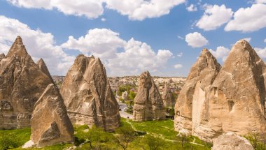 Goreme Ulusal Parkı ve Kapadokya Kaya Alanları, volkanik manzara
