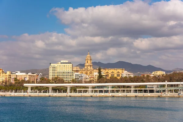 Panorama malaga ufer costa del sol resort, spanien — Stockfoto