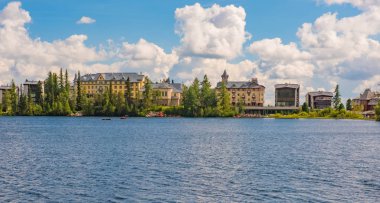 Dağ Gölü Strbske, Ulusal Park Lisesi Tatras, Slovakya