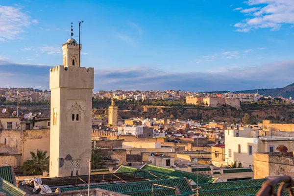 Fez, Marruecos. Panorama del casco antiguo — Foto de Stock