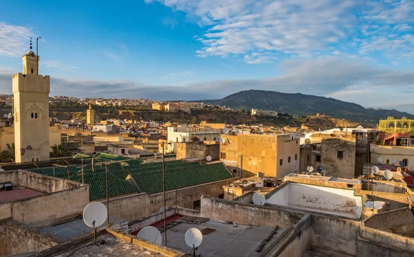 Fez, Marruecos. Panorama del casco antiguo — Foto de Stock