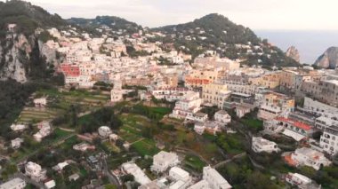 Capri Adası 'nın hava aracı görüntüsü