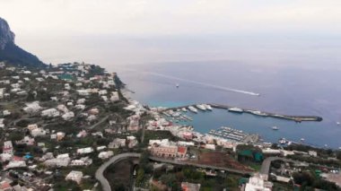 Capri Adası 'nın hava aracı görüntüsü