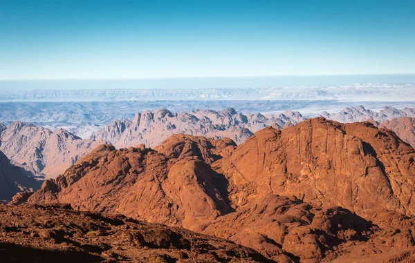 Berg in Sinaï woestijn Egypte — Stockfoto