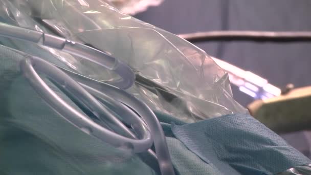 Chirurgický Zákrok Kolenním Uzávěru Pacienta — Stock video