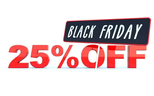 Black Friday Pour Cent Réduction Texte Rouge Brillant Sur Fond — Photo