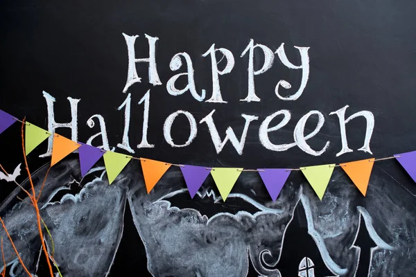 Cadılar Bayramı Balkabağı kafa jack fener bir Haystack üzerinde.