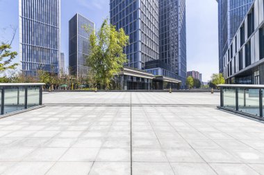 Modern iş ofis binası ile boş yere