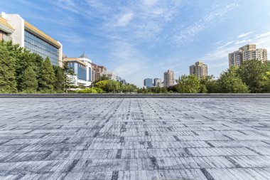 Modern iş ofis binası ile boş yere