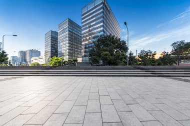 Modern iş ofis binası ile boş yere