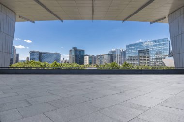 Modern iş ofis binası ile boş yere