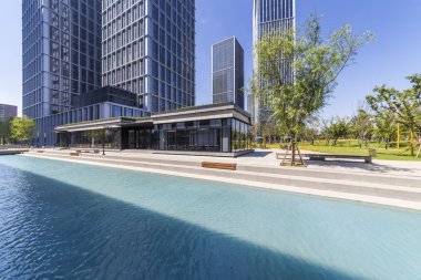 modern iş ofis binası dış