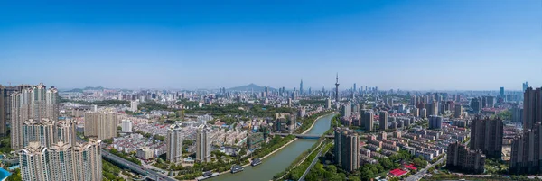 Nanjing City Província Jiangsu Paisagem Construção Urbana — Fotografia de Stock