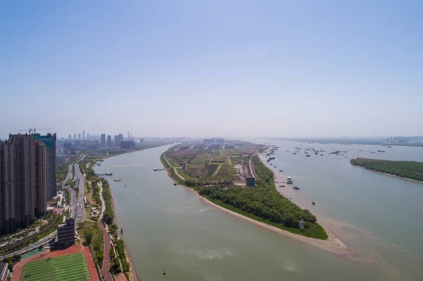 Nanjing City Επαρχία Jiangsu Πολεοδομικό Τοπίο — Φωτογραφία Αρχείου