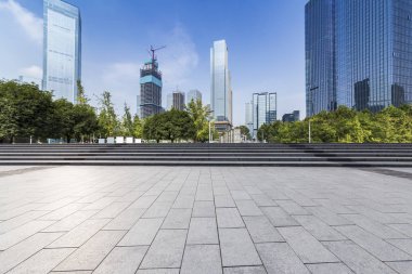 Modern iş ofis binası ile boş yere