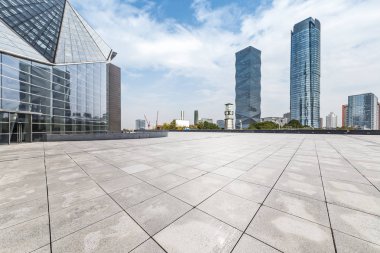 Modern iş ofis binası ile boş yere