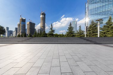 Modern iş ofis binası ile boş yere 