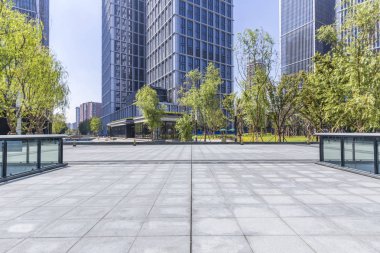 Modern iş ofis binası ile boş yere 