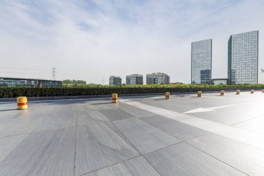 Modern iş ofis binası ile boş yere 