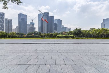 Modern iş ofis binası ile boş yere 