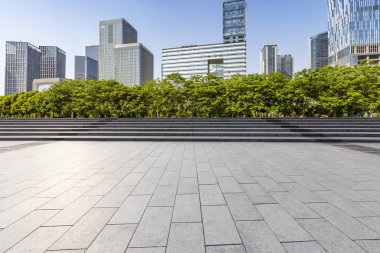 Modern iş ofis binası ile boş yere 