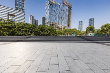 Modern iş ofis binası ile boş yere 