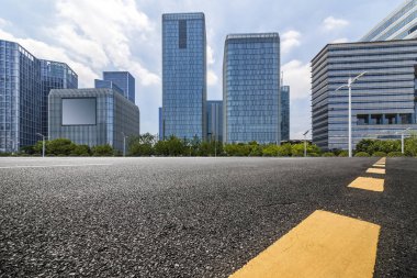 Modern iş ofis binası ile boş yere 