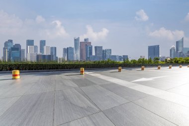 Modern iş ofis binası ile boş yere 