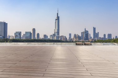 Modern iş ofis binası ile boş yere 