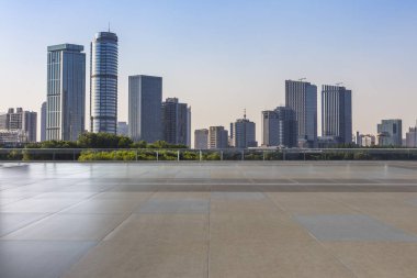 Modern iş ofis binası ile boş yere 