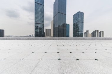 Modern iş ofis binası ile boş yere 